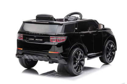 Elektrické auto Range Rover s lakovanou karoserií černé