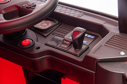Elektrické auto Scania 500R červené 4x4 s dálkovým ovládáním