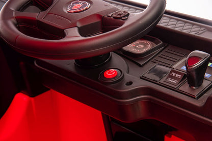 Elektrické auto Scania 500R červené 4x4 s dálkovým ovládáním