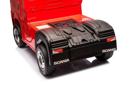 Elektrické auto Scania 500R červené 4x4 s dálkovým ovládáním