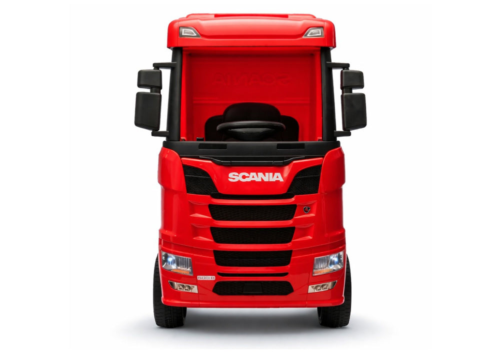 Elektrické auto Scania 500R červené 4x4 s dálkovým ovládáním
