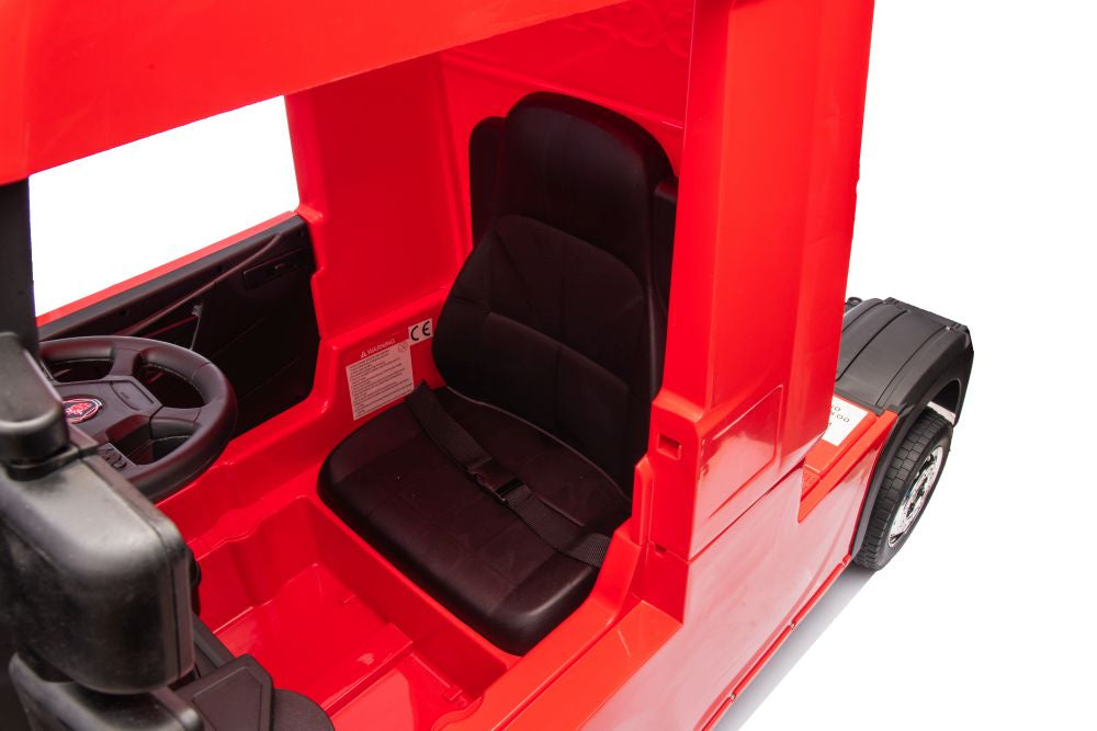 Elektrické auto Scania 500R červené 4x4 s dálkovým ovládáním