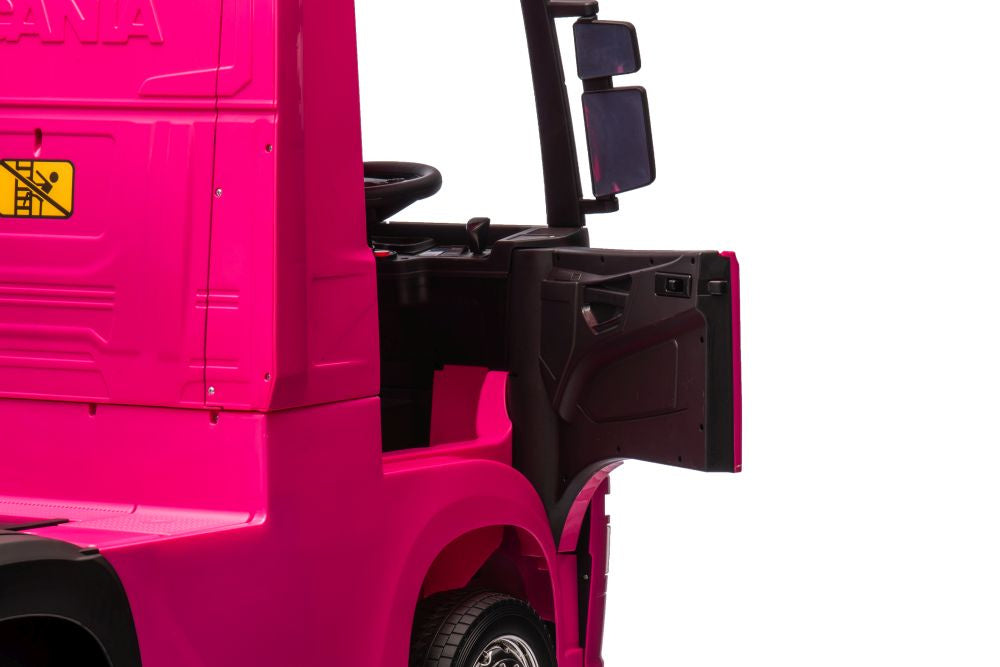 Elektrické auto Scania 500R s pohonem 4x4 růžové – HL698