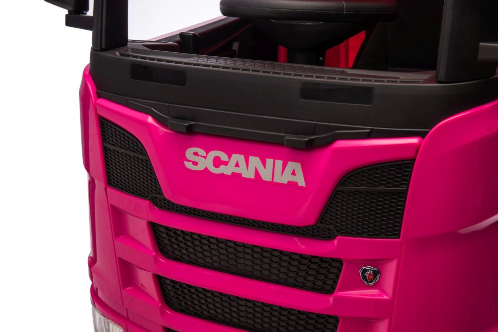 Elektrické auto Scania 500R s pohonem 4x4 růžové – HL698