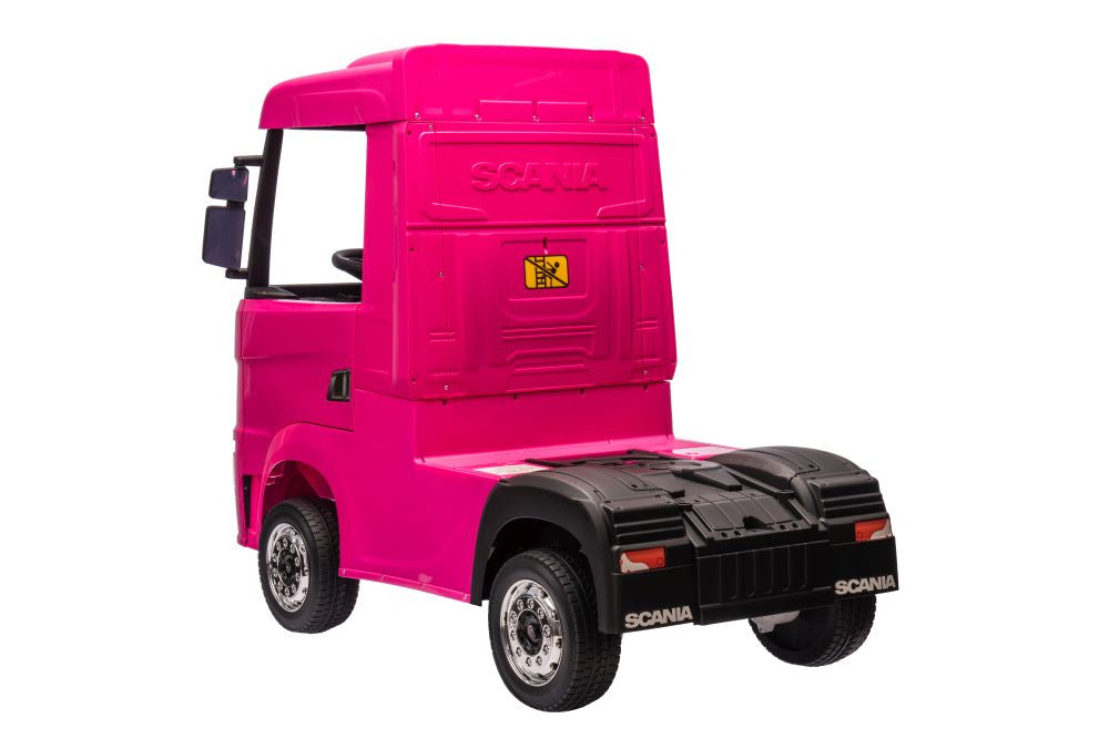Elektrické auto Scania 500R s pohonem 4x4 růžové – HL698