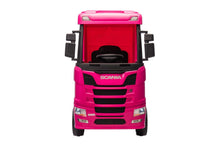 Elektrické auto Scania 500R s pohonem 4x4 růžové – HL698