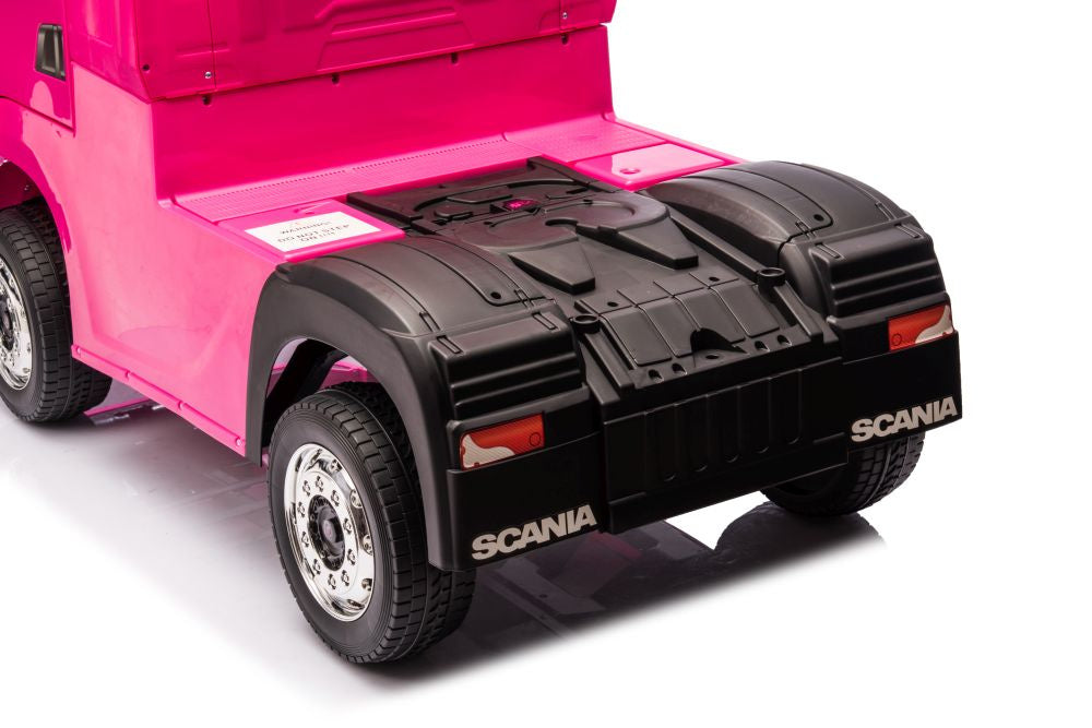 Elektrické auto Scania 500R s pohonem 4x4 růžové – HL698