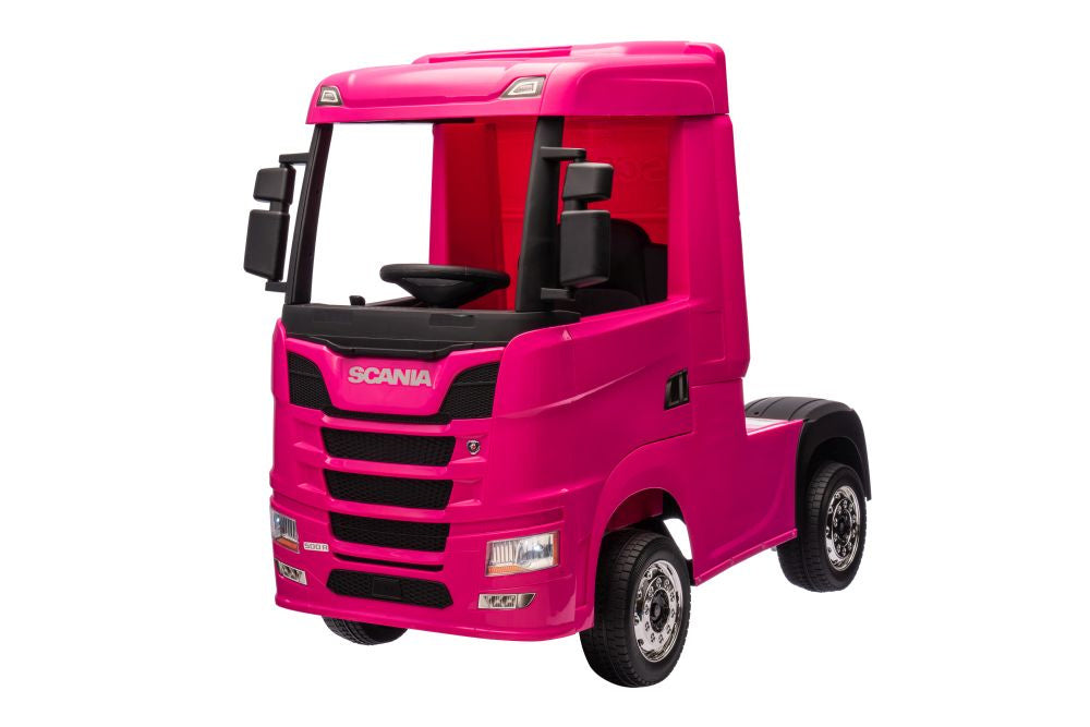 Elektrické auto Scania 500R s pohonem 4x4 růžové – HL698