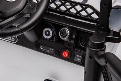 Elektrické auto Toyota FJ 4x4 – na akumulátor bílé