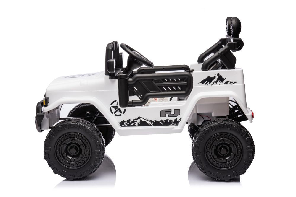 Elektrické auto Toyota FJ 4x4 – na akumulátor bílé