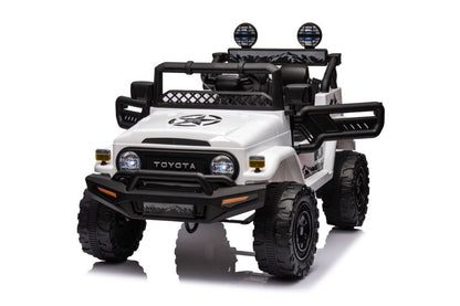 Elektrické auto Toyota FJ 4x4 – na akumulátor bílé