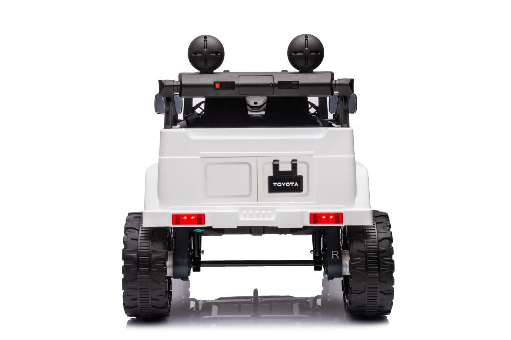 Elektrické auto Toyota FJ 4x4 – na akumulátor bílé