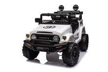 Elektrické auto Toyota FJ 4x4 – na akumulátor bílé