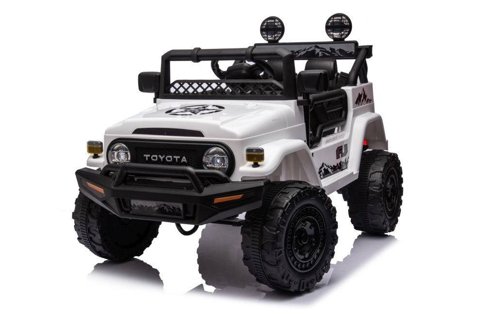 Elektrické auto Toyota FJ 4x4 – na akumulátor bílé