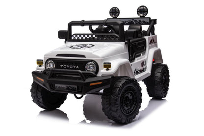 Elektrické auto Toyota FJ 4x4 – na akumulátor bílé