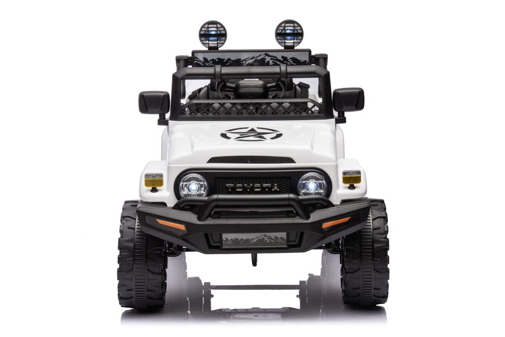 Elektrické auto Toyota FJ 4x4 – na akumulátor bílé