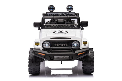 Elektrické auto Toyota FJ 4x4 – na akumulátor bílé