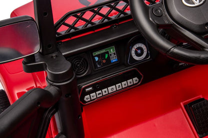 Elektrické auto Toyota FJ 4x4 na akumulátor červené