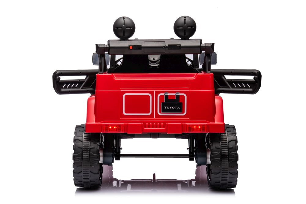 Elektrické auto Toyota FJ 4x4 na akumulátor červené