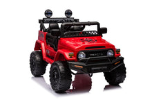 Elektrické auto Toyota FJ 4x4 na akumulátor červené