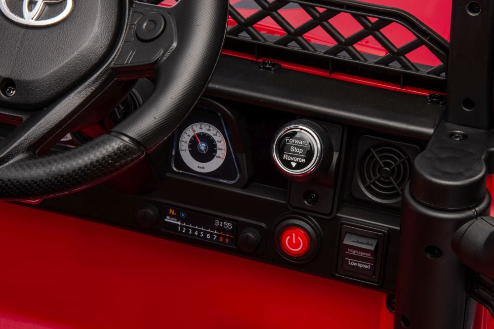 Elektrické auto Toyota FJ 4x4 na akumulátor červené