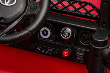 Elektrické auto Toyota FJ 4x4 na akumulátor červené
