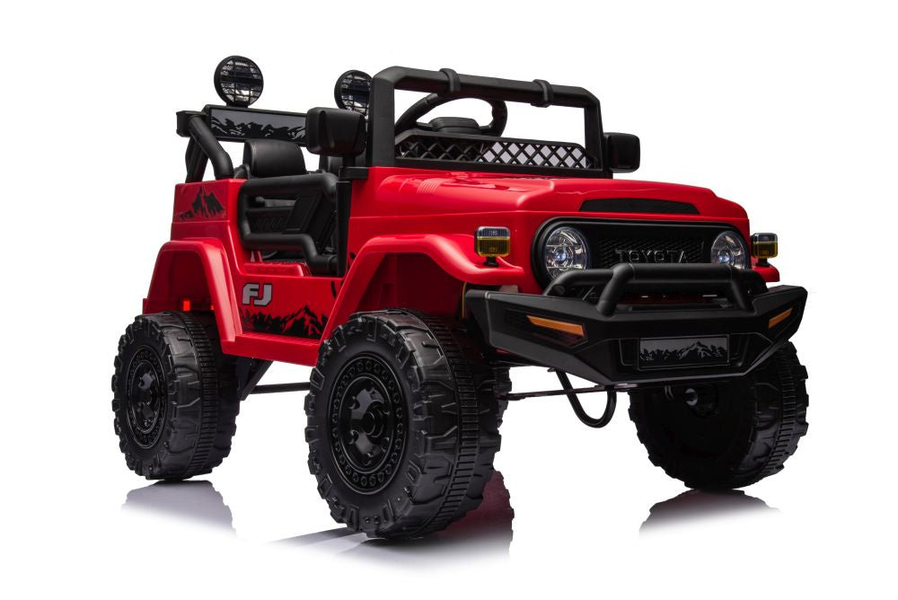 Elektrické auto Toyota FJ 4x4 na akumulátor červené