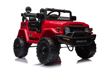 Elektrické auto Toyota FJ 4x4 na akumulátor červené