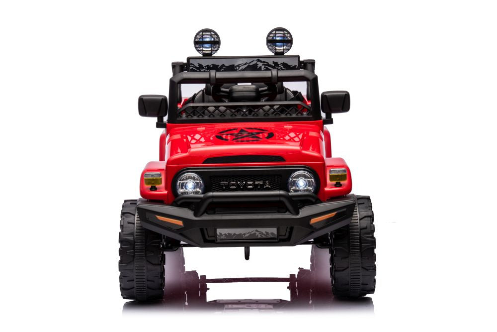Elektrické auto Toyota FJ 4x4 na akumulátor červené