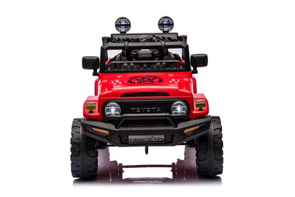 Elektrické auto Toyota FJ 4x4 na akumulátor červené