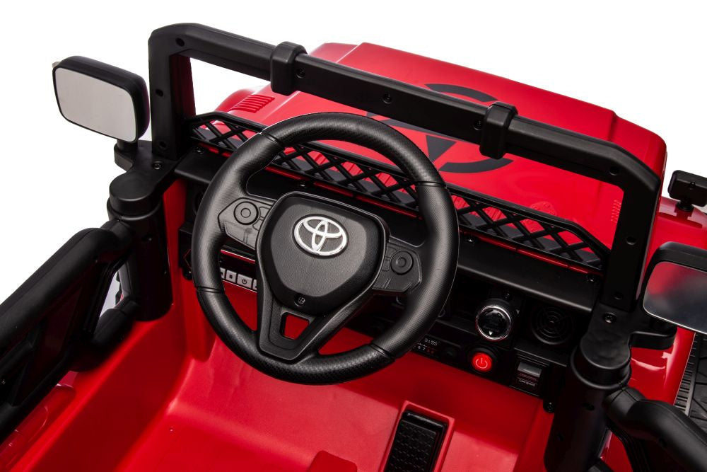 Elektrické auto Toyota FJ 4x4 na akumulátor červené