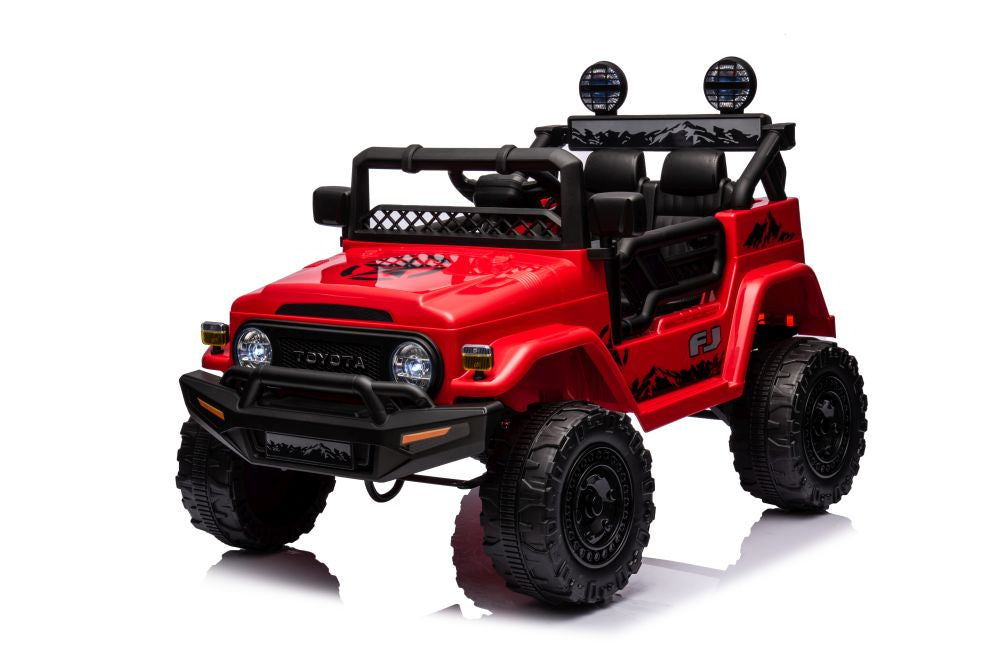 Elektrické auto Toyota FJ 4x4 na akumulátor červené