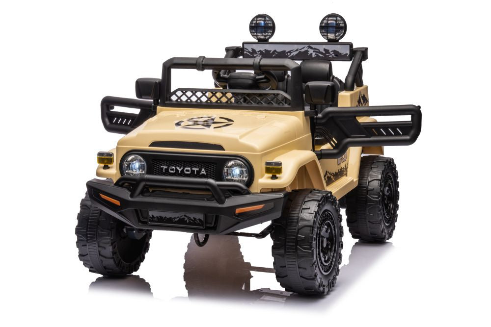 Elektrické auto Toyota FJ 4x4 na akumulátor khaki