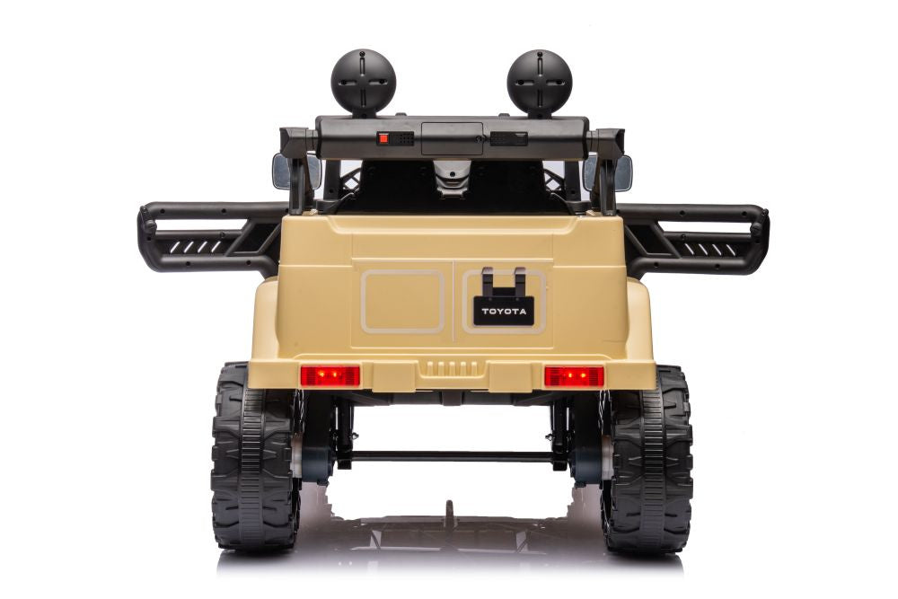 Elektrické auto Toyota FJ 4x4 na akumulátor khaki