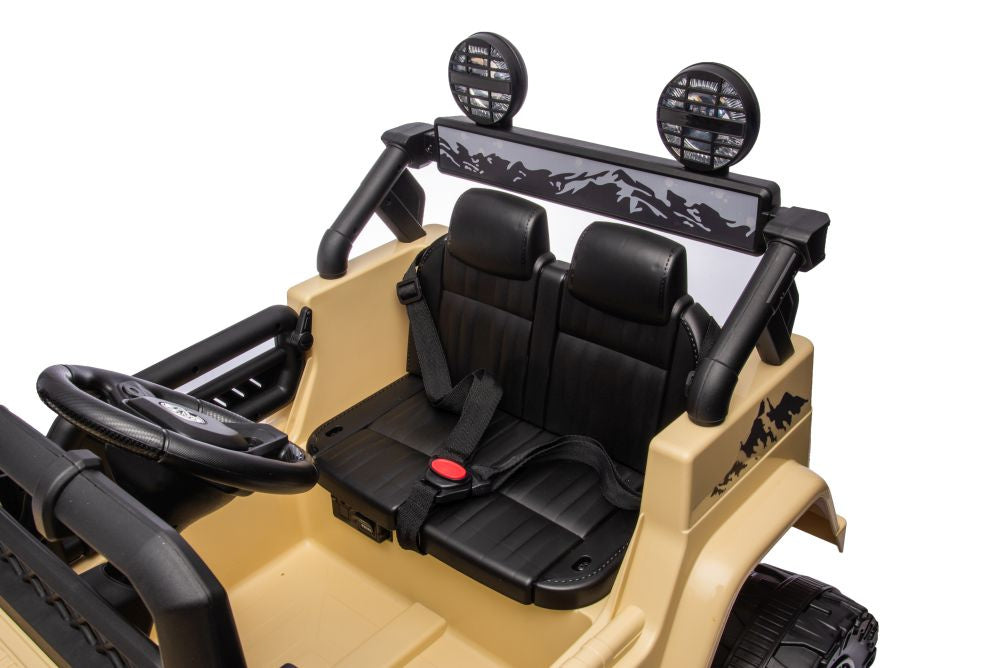 Elektrické auto Toyota FJ 4x4 na akumulátor khaki