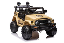 Elektrické auto Toyota FJ 4x4 na akumulátor khaki
