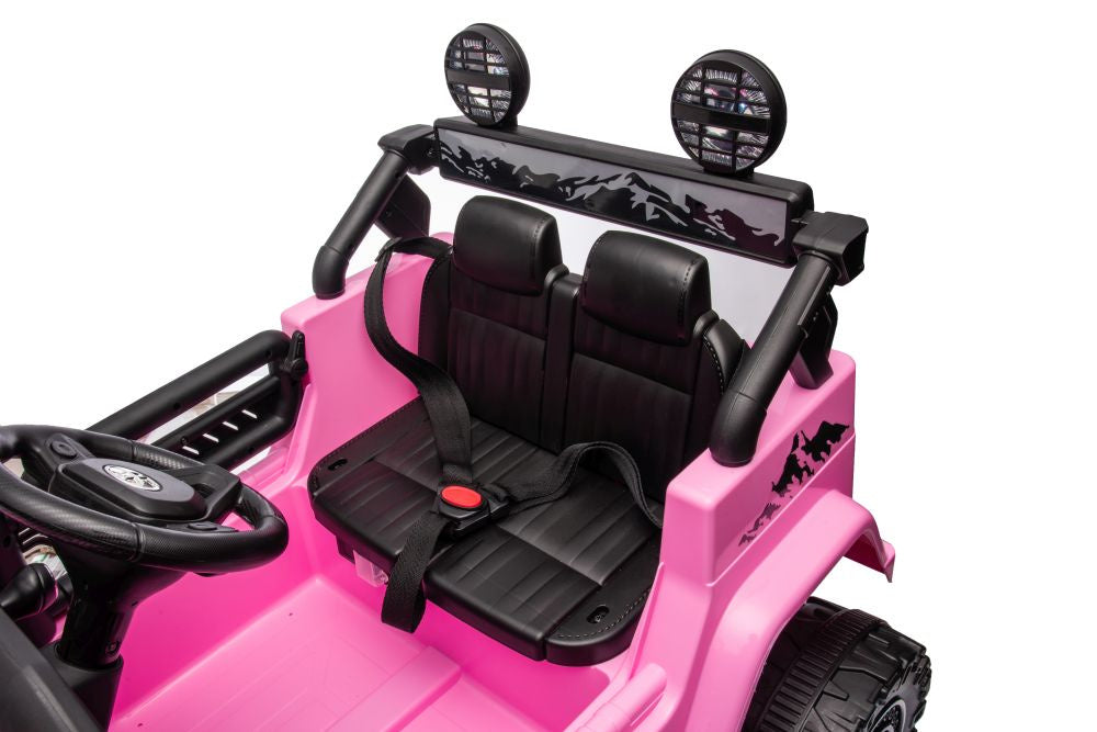 Elektrické auto Toyota FJ 4x4 na akumulátor růžové