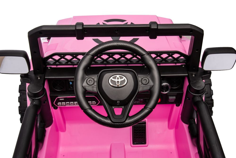 Elektrické auto Toyota FJ 4x4 na akumulátor růžové
