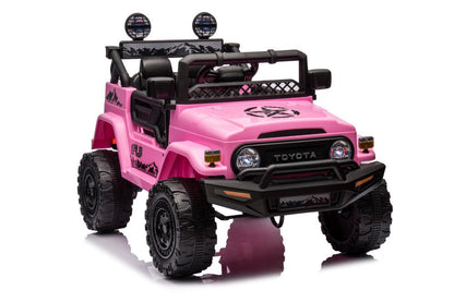 Elektrické auto Toyota FJ 4x4 na akumulátor růžové
