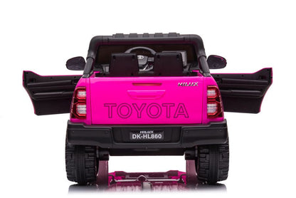 Elektrické auto Toyota Hilux DK HL860 na akumulátor růžové