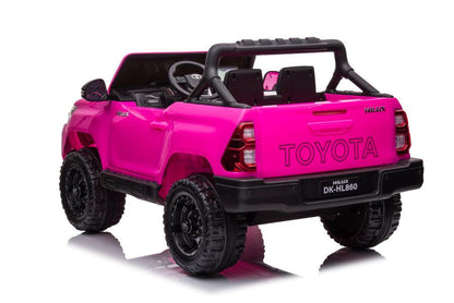 Elektrické auto Toyota Hilux DK HL860 na akumulátor růžové