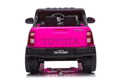 Elektrické auto Toyota Hilux DK HL860 na akumulátor růžové