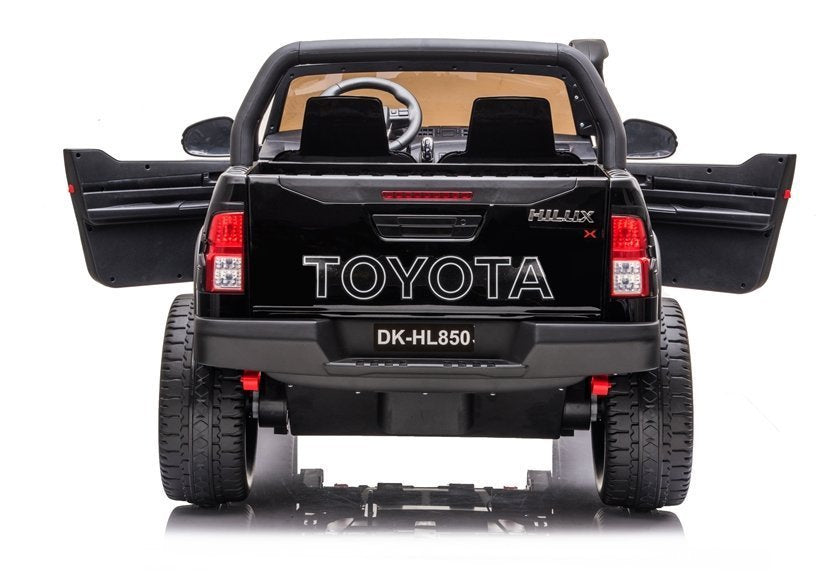 Elektrické auto Toyota Hilux s dálkovým ovládáním černé lakované