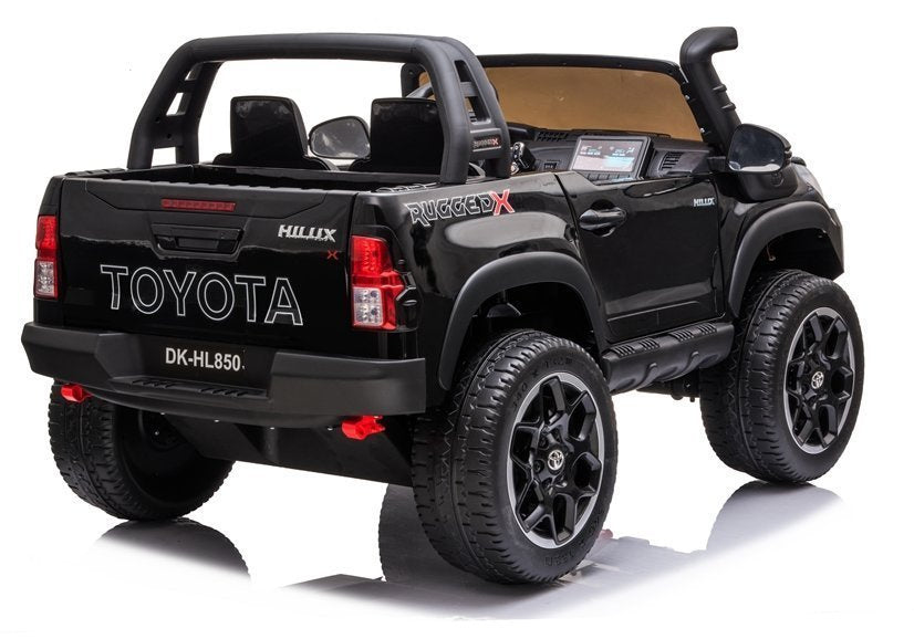 Elektrické auto Toyota Hilux s dálkovým ovládáním černé lakované