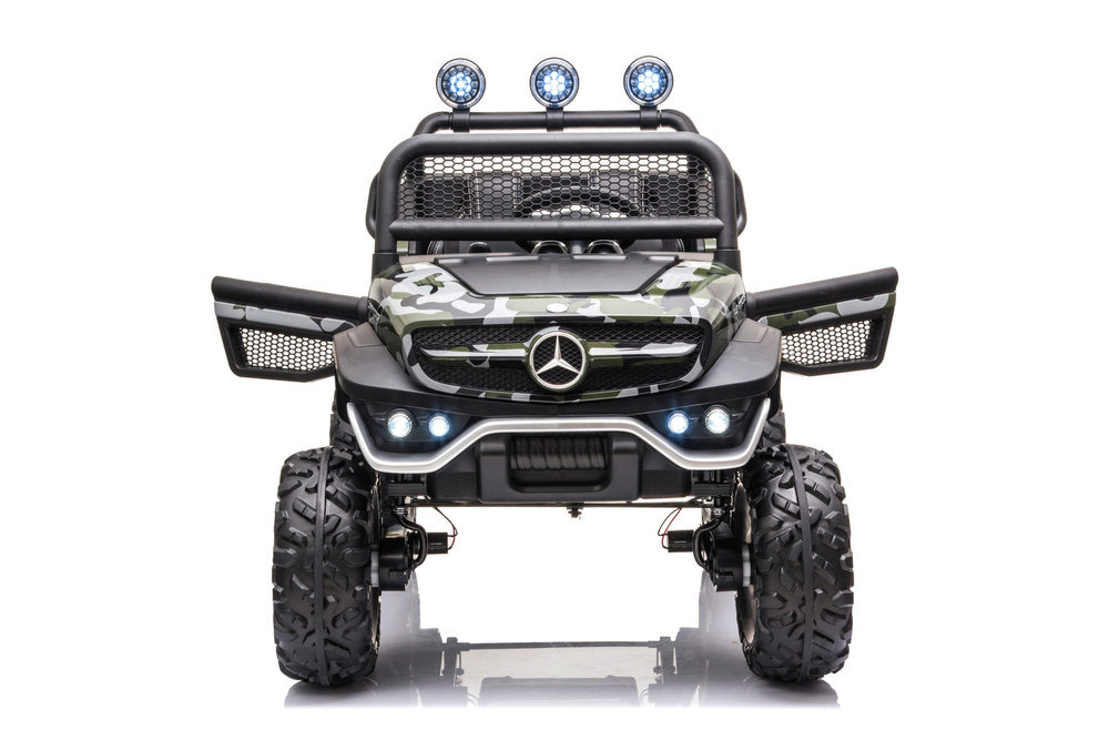 Elektrické auto Unimog S – lakované maskáčové | dětské