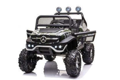 Elektrické auto Unimog S – lakované maskáčové | dětské