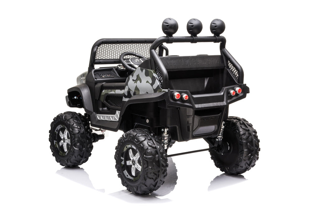 Elektrické auto Unimog S – lakované maskáčové | dětské