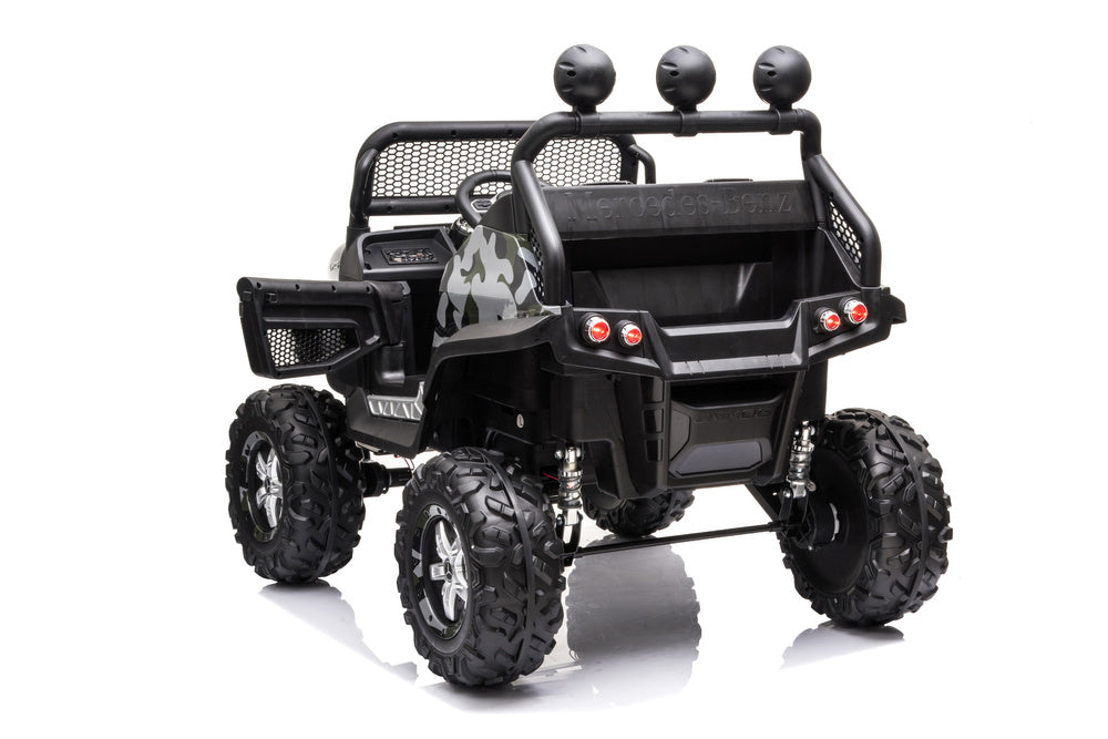 Elektrické auto Unimog S – lakované maskáčové | dětské