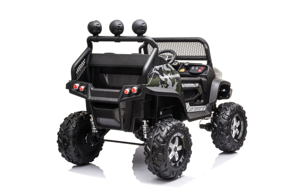 Elektrické auto Unimog S – lakované maskáčové | dětské