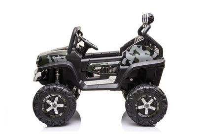 Elektrické auto Unimog S – lakované maskáčové | dětské